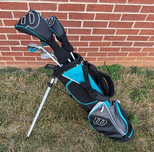 Wilson Profile JGI Junior Teal Package Set RH (Full Set) (Used Once)