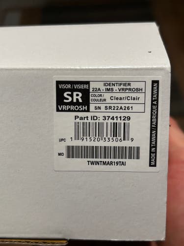 CCM VRPROSH Visor (New)