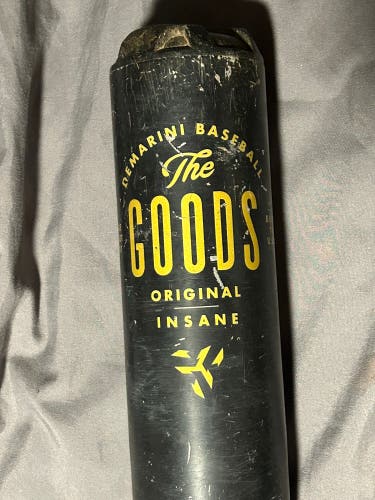 2020 DeMarini The Goods One Piece Alloy BBCOR Certified Bat (-3) 30 oz 33" (Used)