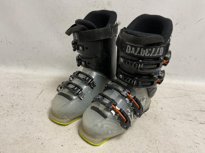 Used Dalbello MENACE 4 Boys DH Ski Boot Black And Optic Yellow 215 MP - J03 11855-S000210990