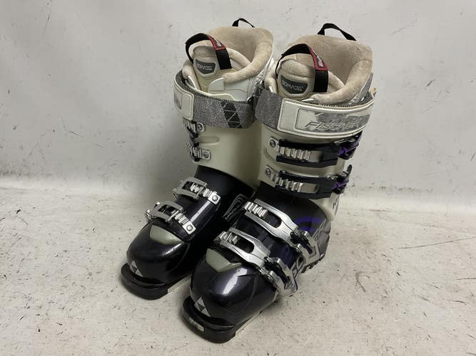 Used Fischer VACUUM HYBRID W8+ Womens DH Ski Boot White 235 MP - J05.5 - W06.5 11855-S000211008