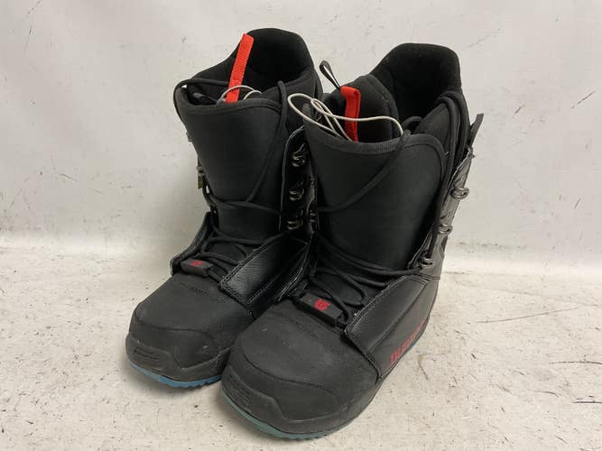 Used Burton MENS PROGRESSION Mens Snowboard Boots Black Senior 8.5 11855-S000211011