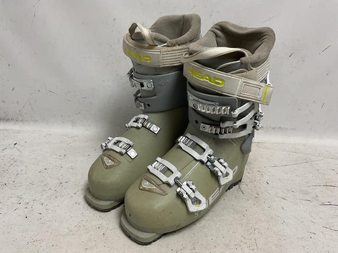 Used Head EDGE NEXT 75 Womens DH Ski Boot Grey 265 MP - M08.5 - W09.5 11855-S000211007