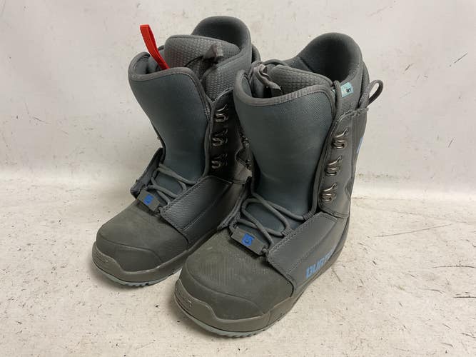 Used Burton WOMENS PROGRESSION Womens Snowboard Boots Grey Senior 7 11855-S000211066