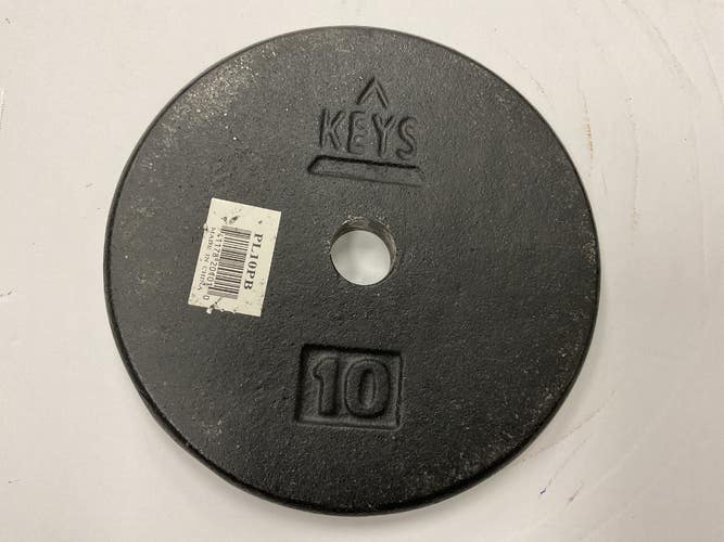 Used Keys Standard Plate (Each) Black 10 lb 11855-S000211200