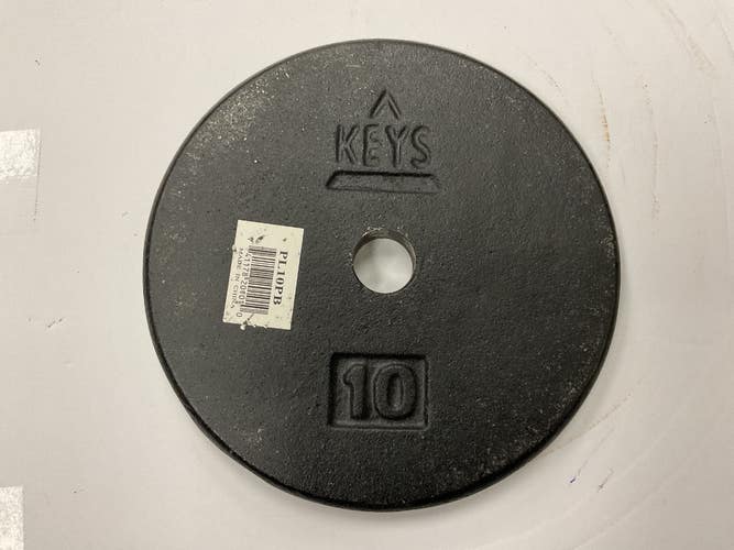 Used Keys Standard Plate (Each) Black 10 lb 11855-S000211196