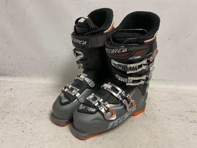 Used Tecnica TEN.2 80 RT Mens DH Ski Boot Black And Orange 265 MP - M08.5 - W09.5 11855-S000210974