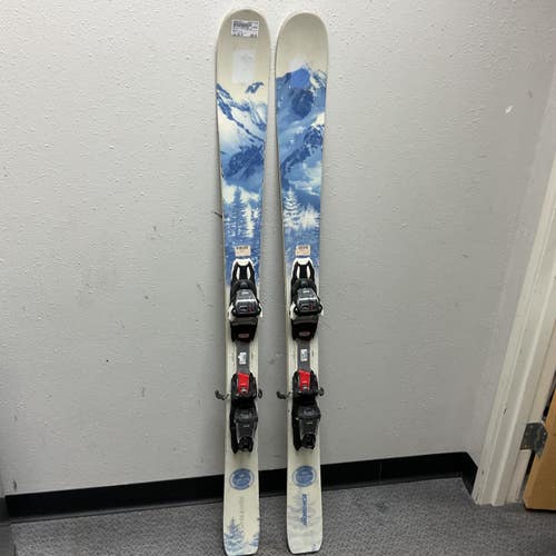 Used Nordica SANTA ANA 84 Womens DH Ski/Binding Carolina Blue 144 cm 11855-S000210617