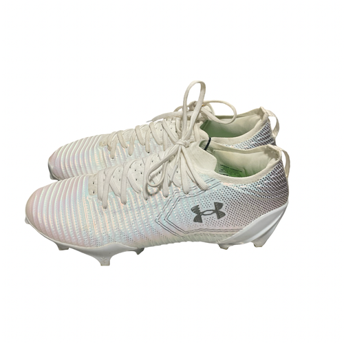 Used Under Armour Adult FB Cleats White Senior 11 11834-S000058017