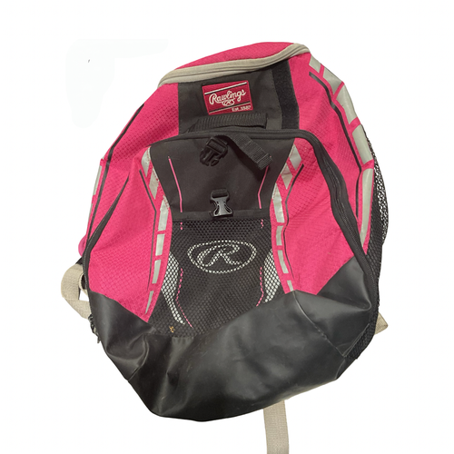 Used Rawlings PINK/BLACK BAG BB/SB Player Carry Bag Pink 11834-S000057958