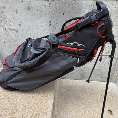 Sun Mountain Eclipse 2.5 Golf Stand Carry Bag Black Grey Red 4 Way