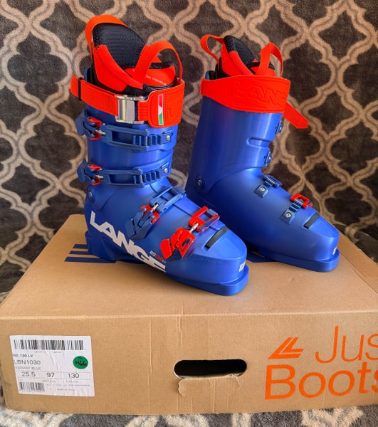 Brand New! Lange RS 130 LV (Flex-130) Race Ski Boots Size-25.5