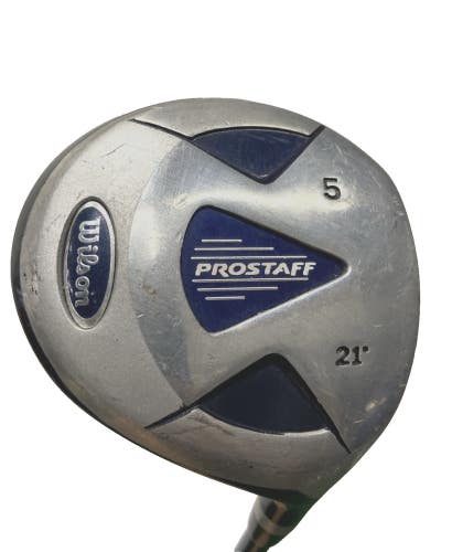 Wilson ProStaff Oversize 5 Wood 21* RH Men's Regular Graphite 42" New Jumbo Grip