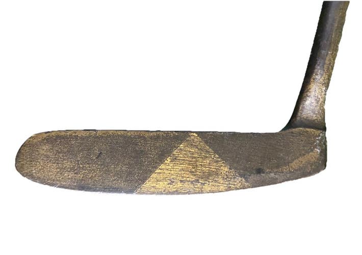 KS Stamp KBS Brass Napa Blade Putter RH 35.5 Inches Good Vintage Grip