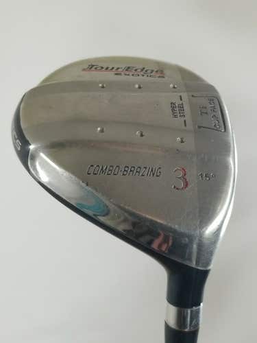 TOUR EDGE EXOTICS 3 WOOD 15* REG FUJIKURA HIGH LAUNCH SYSTEM FAIR