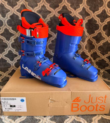 Brand New! Lange RS 130 LV (Flex-130) Race Ski Boots Size-28.5