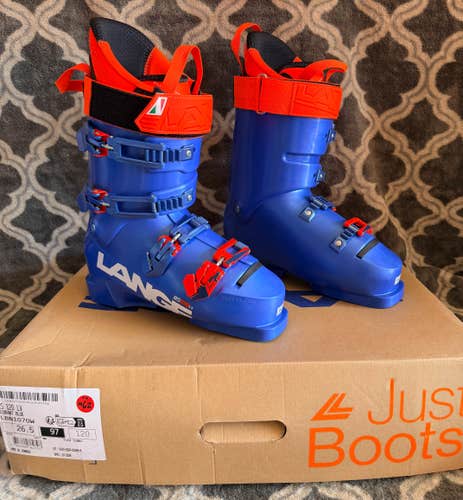 Brand New! 2025 Lange RS 120 LV (Flex-120) Race Ski Boots Size-26.5