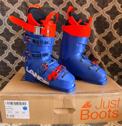 Brand New! Lange RS 130 MV (Flex-130) Race Ski Boots Size-25.5