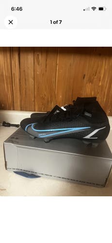 Nike Mercurial Superfly 8 Elite FG Black Light Blue Men’s Size 11 CV0958-004
(New)