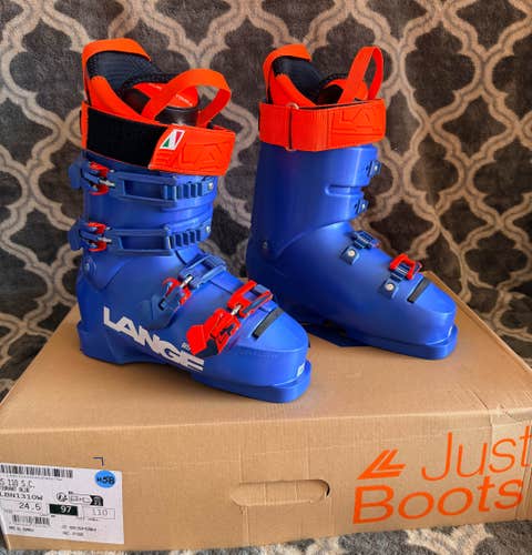 Brand New! 2025 Lange RS 110 SC (Flex-110) Race Ski Boots Size-24.5