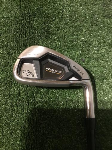 Callaway Rogue ST Max OS 7 Iron Regular Tensei AV Series 65 Blue Graphite *VGC*