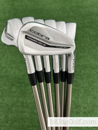 Cobra King Forged Tec X 23 Iron Set 5-G / Recoil F4 110 Stiff Graphite