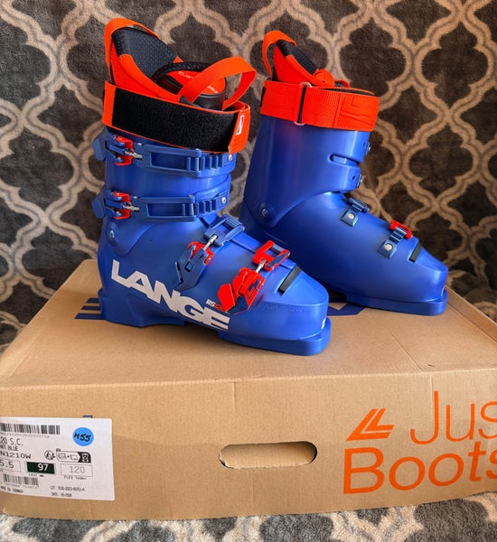 Brand New! 2025 Lange RS 120 SC (Flex-120) Race Ski Boots Size-25.5