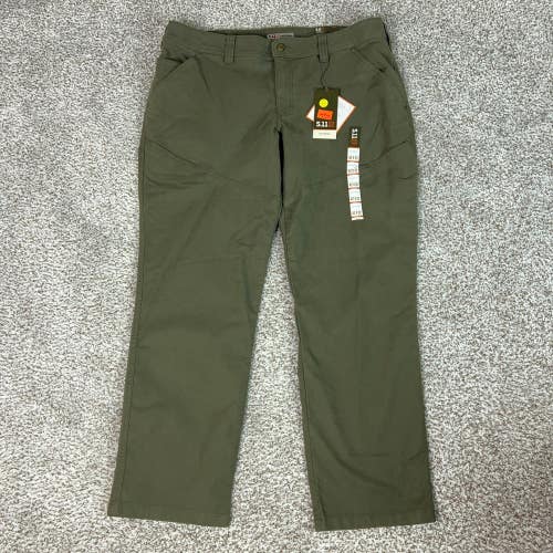 511 Tactical Pants Mens 42x32 Green Work Utility Straight Chino Hiking Coalition