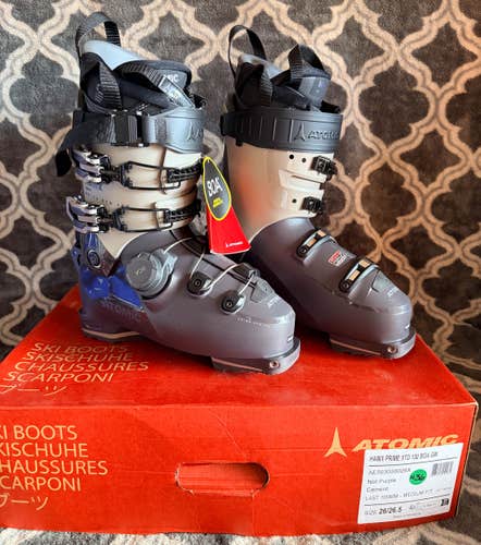 Brand New! 2026 Atomic Hawx Prime XTD 130 BOA GW Ski Boots Size 26.5 Flex-130
