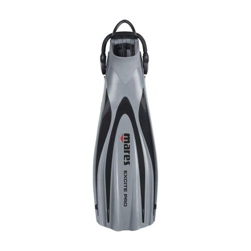 Mares Excite Pro Open Heel Diving Fins, Grey