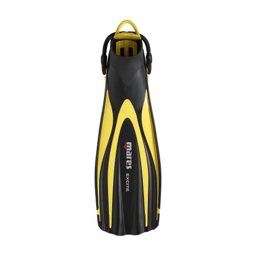 Mares Excite Open Heel Diving Fins, Yellow