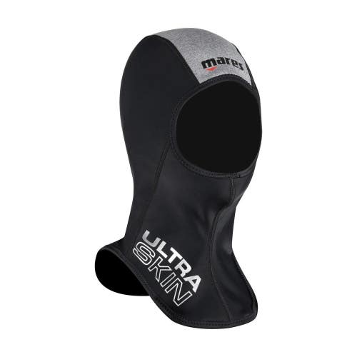 Mares Ultra Skin Long Dive Hood, Black and Grey