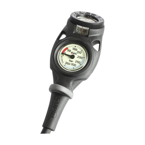 Mares Mission 2C Pressure Gauge and Compass Console