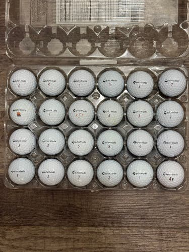 24 TaylorMade TP5x Golf Balls - 5A MINT CONDITION ONLY