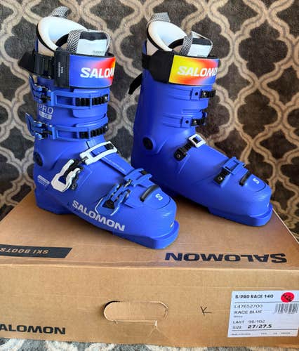 Brand New! 2026 Salomon S Pro Race 140-Size 27.5 Flex-140