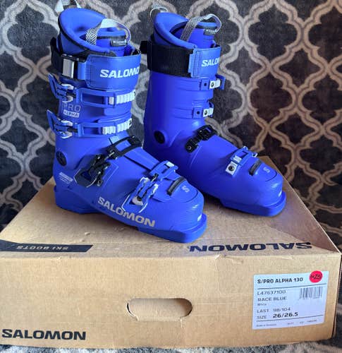 Brand New! Salomon S Pro Alpha 130-Size 26.5 Flex-130