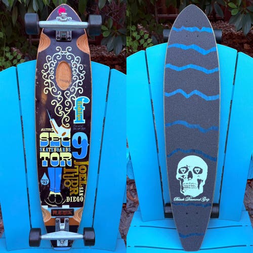 Sector 9 Joel Tudor Complete Longboard Skateboard Gullwing Trucks Vintage Wheels