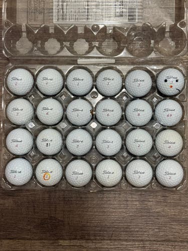 24 Titleist Pro V1x Golf Balls - 5A MINT CONDITION ONLY