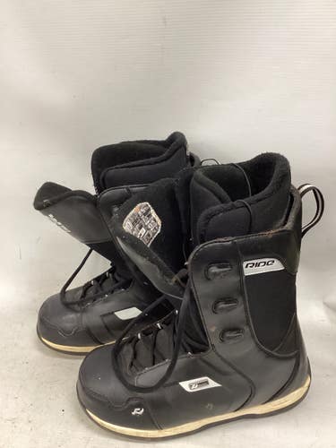 Used Ride ORION SNOWBOARD BOOTS Mens Snowboard Boots Black Senior 8.5 11851-S000053831