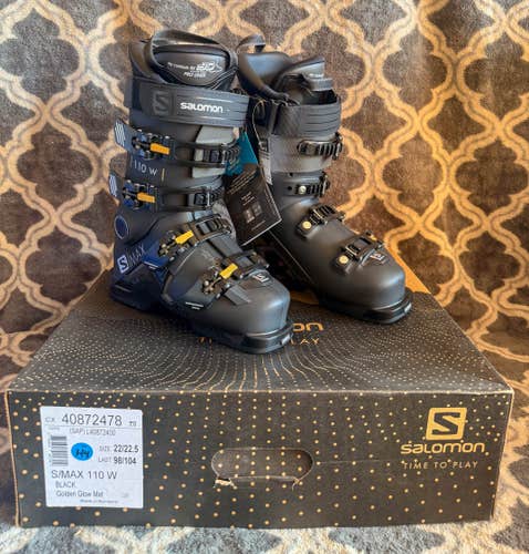 Brand New! Salomon SMAX 110 W Size 22.5 Flex 110