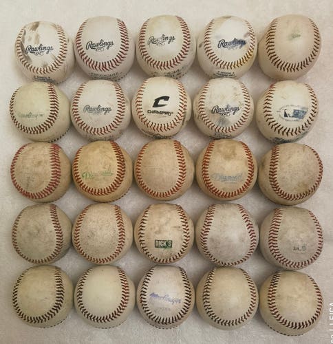 Baseballs 25 pack (Used)