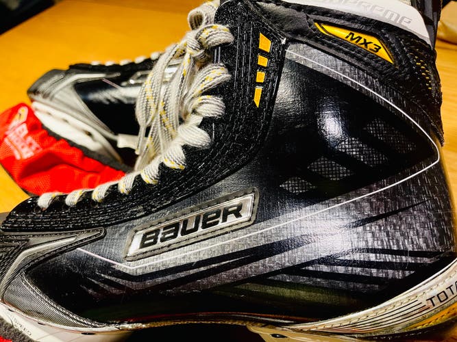 Bauer Supreme TotalOne MX3 Hockey Skates Regular Width Pro Stock 8.5