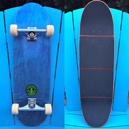 Prime Skateboards Egg Shape Complete Skateboard 9.0” Jeff Grosso Spitfire Wheels
