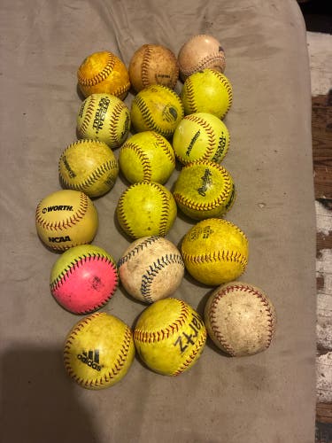 Used Sofball #11 Pack Of 18