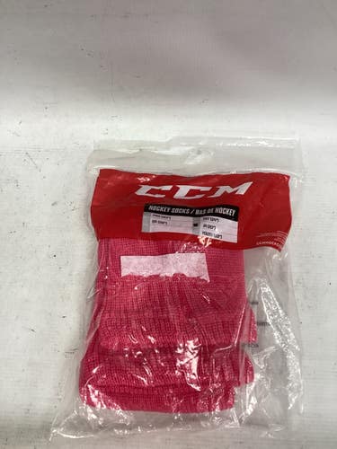 Used CCM Hockey Sock Pink Junior 11851-S000053593