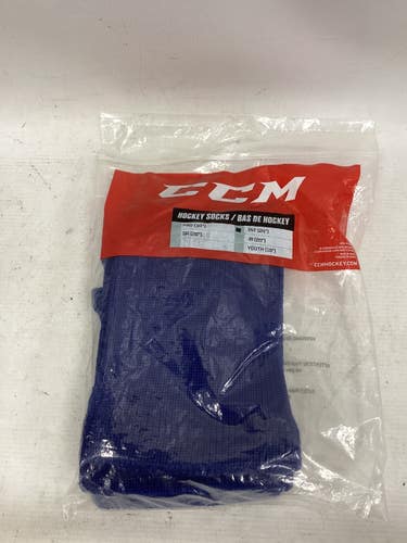 Used CCM Hockey Sock Navy Blue Intermed 11851-S000053603