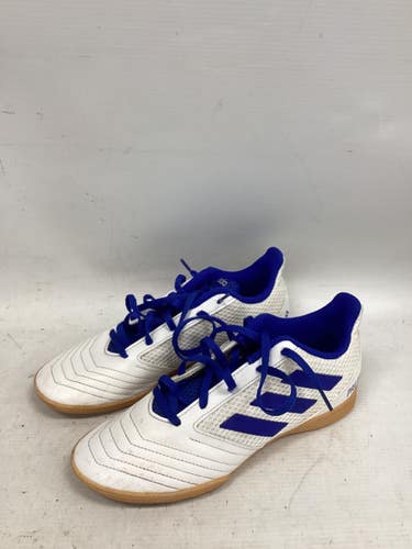 Used Adidas Soccer Indoor Shoes White Junior 04.5 11851-S000053710