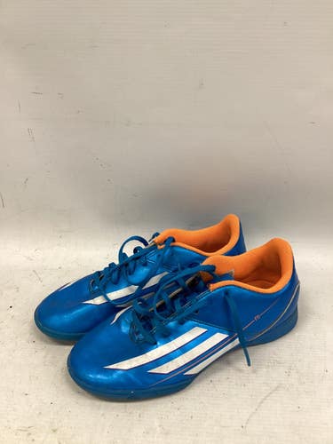 Used Adidas Soccer Indoor Shoes Royal Blue Junior 04.5 11851-S000053716