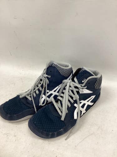 Used Asics Wrestling Shoes Navy Blue Junior 04.5 11851-S000053721
