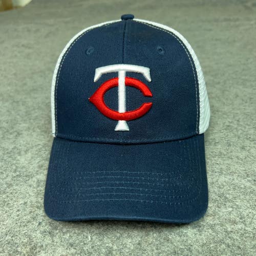 Minnesota Twins Mens Hat Snapback Blue White Trucker Cap Baseball MLB Sports